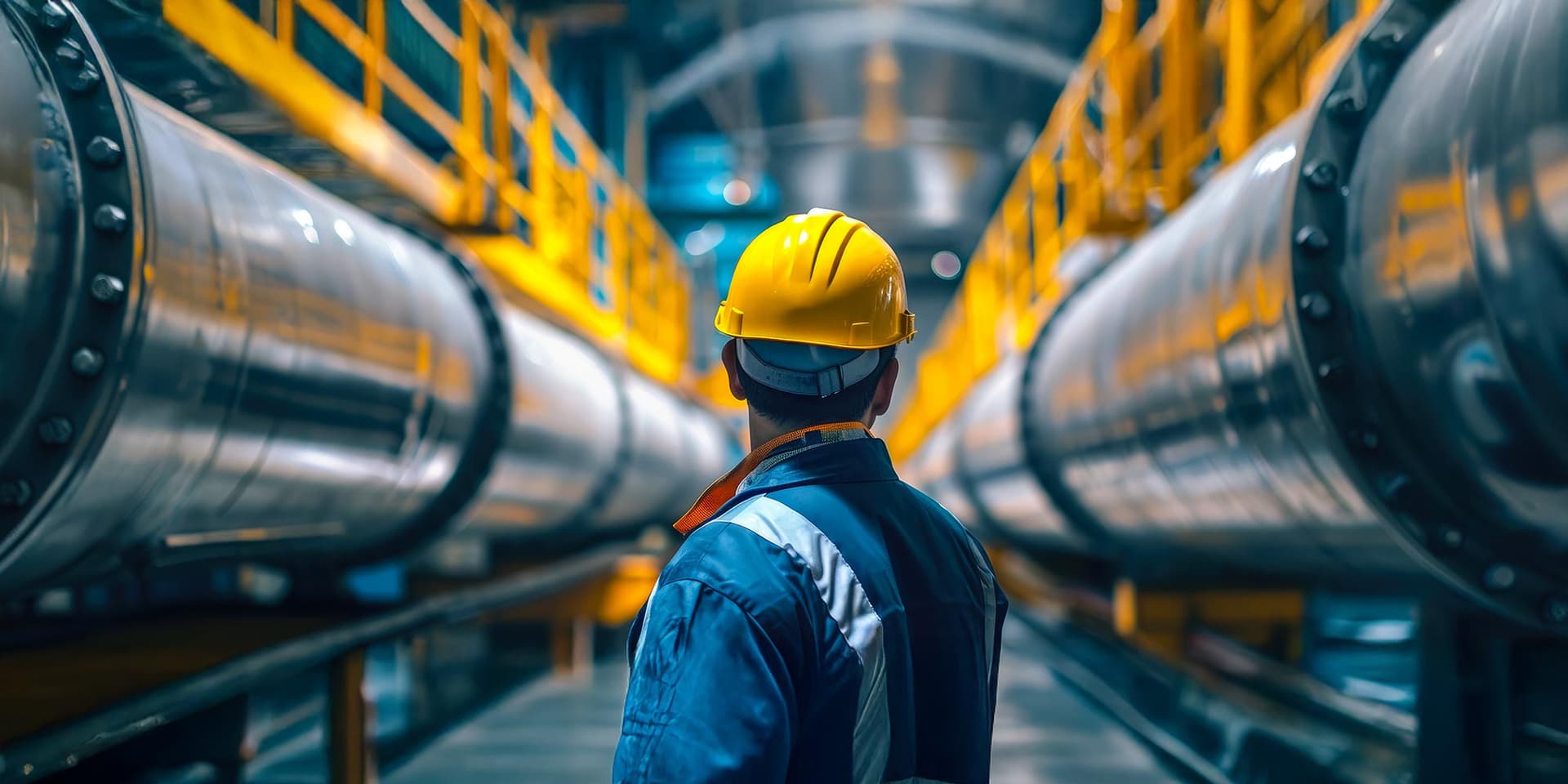 Trabajador con tecnología IoT